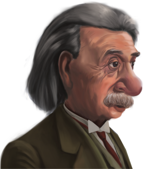 Portrait of Einstein